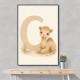 C For Camel Animal Wall Art