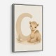 C For Camel Animal Wall Art