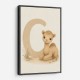 C For Camel Animal Wall Art
