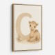 C For Camel Animal Wall Art