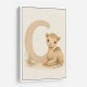 C For Camel Animal Wall Art