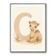 C For Camel Animal Wall Art