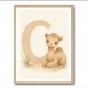 C For Camel Animal Wall Art