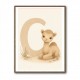 C For Camel Animal Wall Art