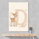 D For Deer Nursery Wall Art