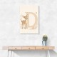 D For Deer Nursery Wall Art