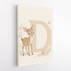 D For Deer Nursery Wall Art