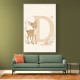 D For Deer Nursery Wall Art