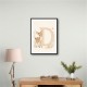 D For Deer Nursery Wall Art
