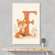 F For Fox Nursery Wall Art