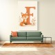 F For Fox Nursery Wall Art