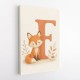 F For Fox Nursery Wall Art