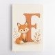 F For Fox Nursery Wall Art