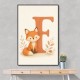 F For Fox Nursery Wall Art