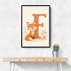 F For Fox Nursery Wall Art