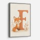 F For Fox Nursery Wall Art
