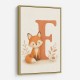 F For Fox Nursery Wall Art