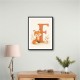 F For Fox Nursery Wall Art