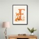 F For Fox Nursery Wall Art
