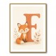 F For Fox Nursery Wall Art