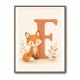 F For Fox Nursery Wall Art