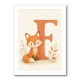 F For Fox Nursery Wall Art