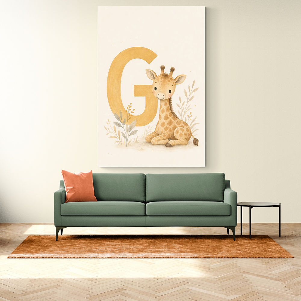 G For Giraffe Wall Art