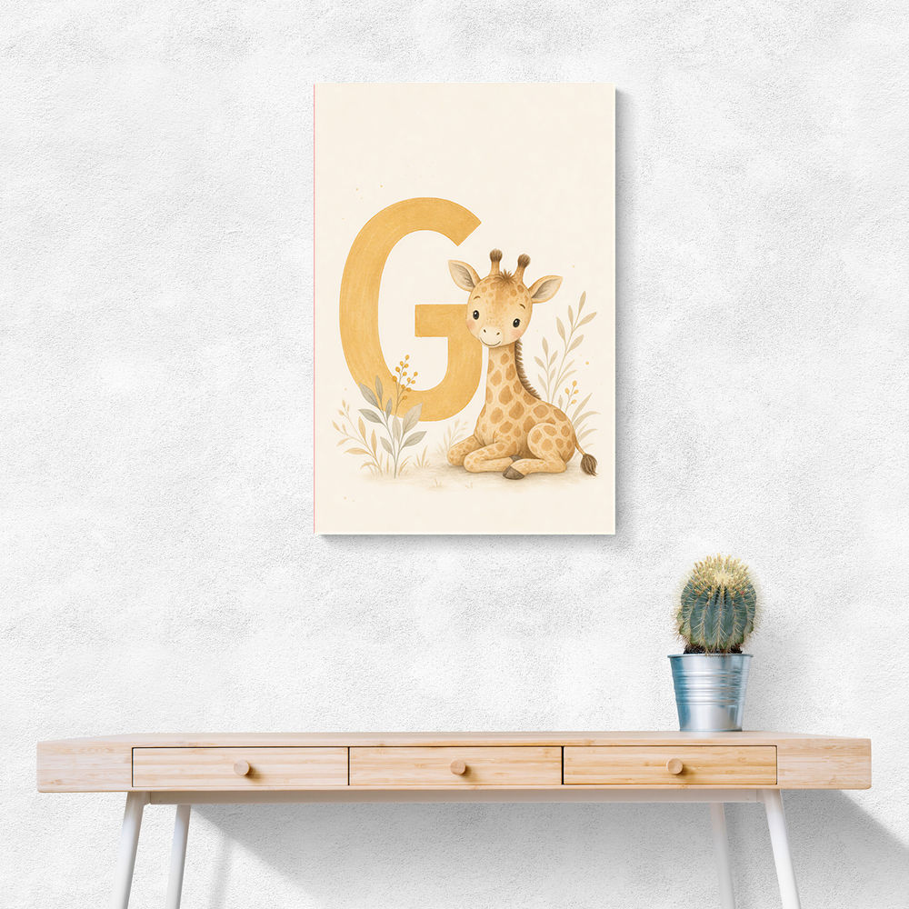G For Giraffe Wall Art