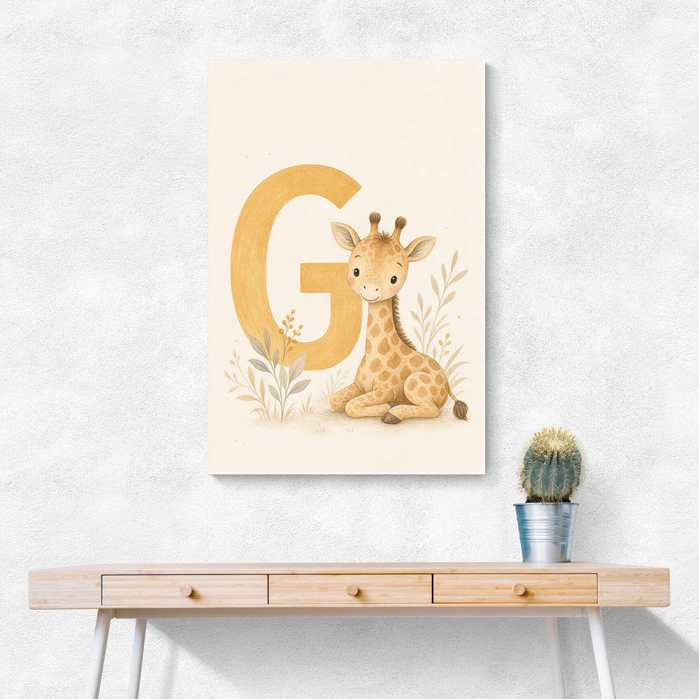 G For Giraffe Wall Art