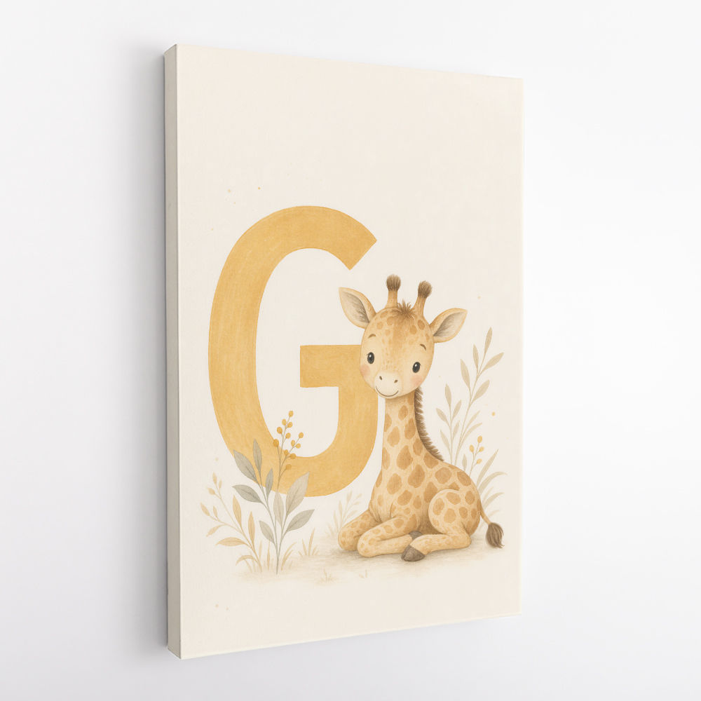 G For Giraffe Wall Art