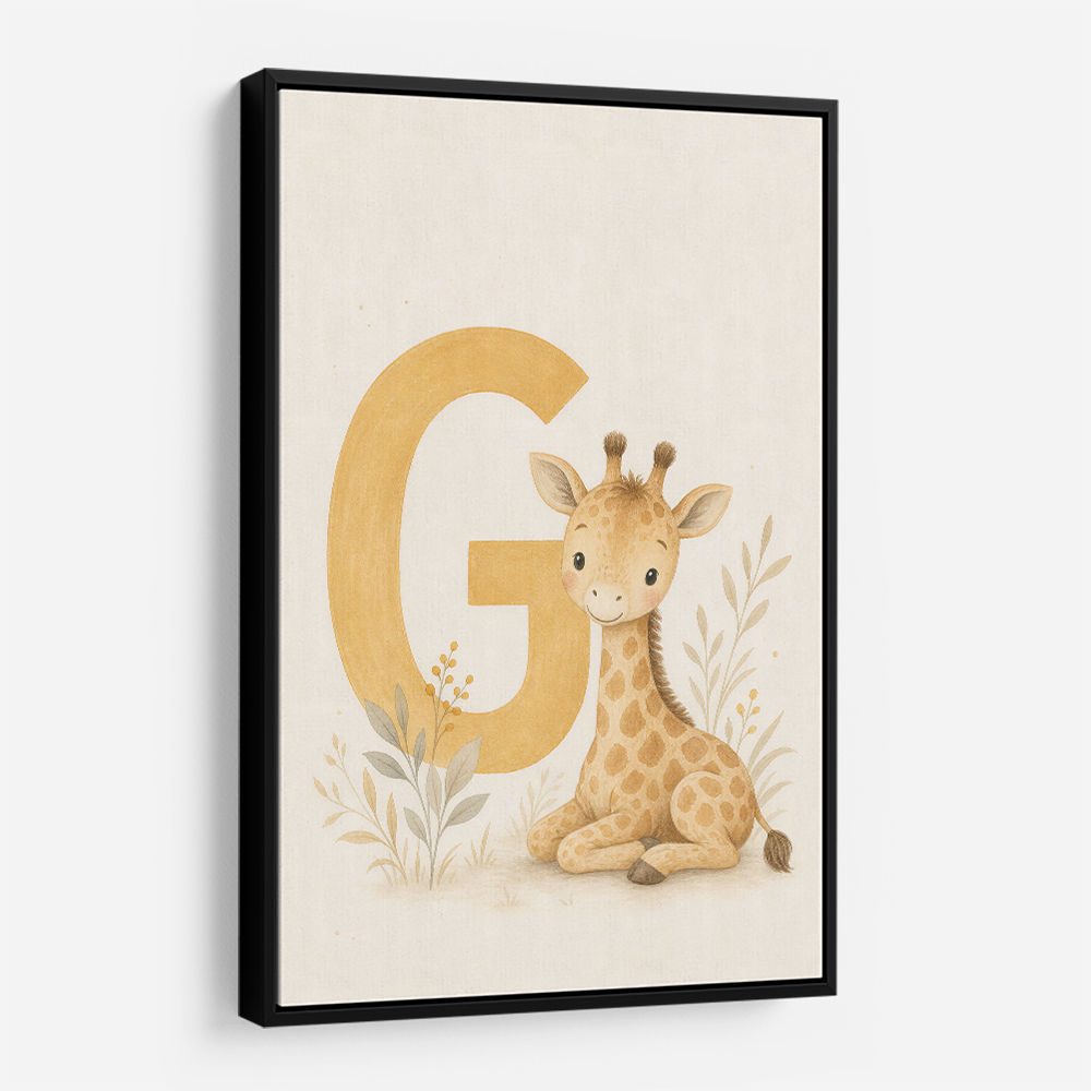 G For Giraffe Wall Art