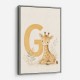 G For Giraffe Wall Art