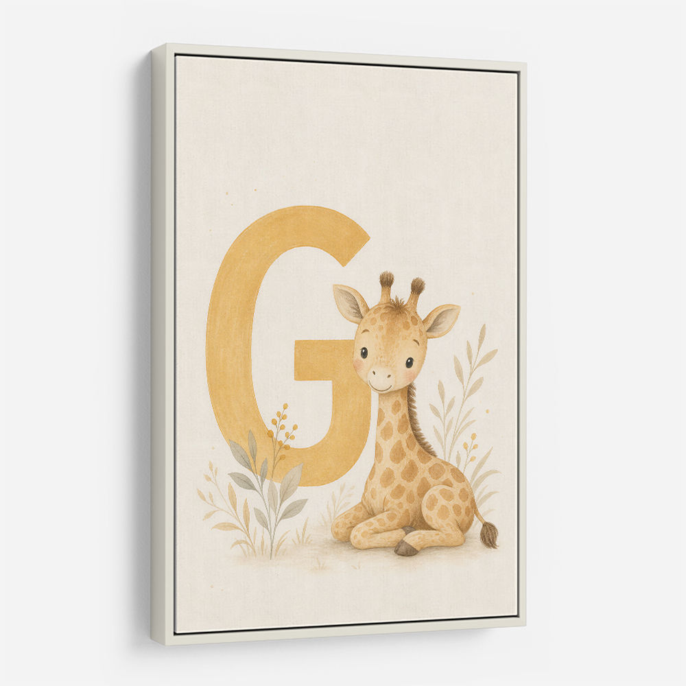 G For Giraffe Wall Art