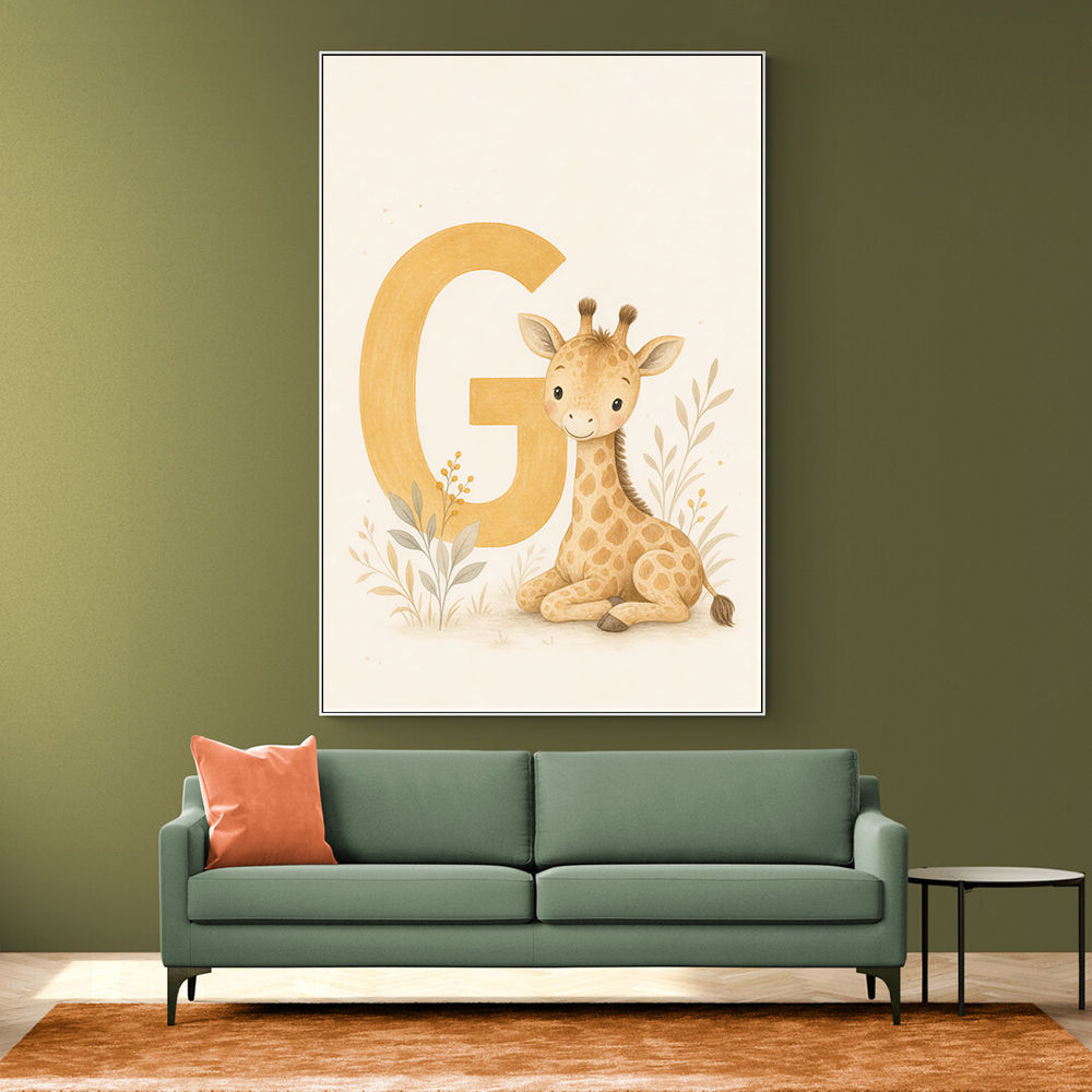G For Giraffe Wall Art