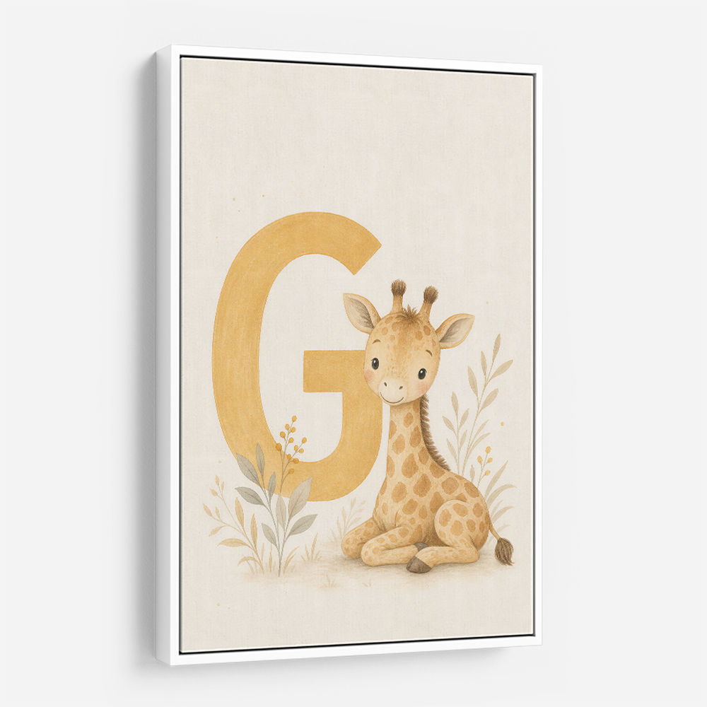 G For Giraffe Wall Art