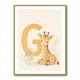 G For Giraffe Wall Art