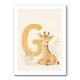 G For Giraffe Wall Art