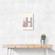 H For Hippo Watercolor Wall Art