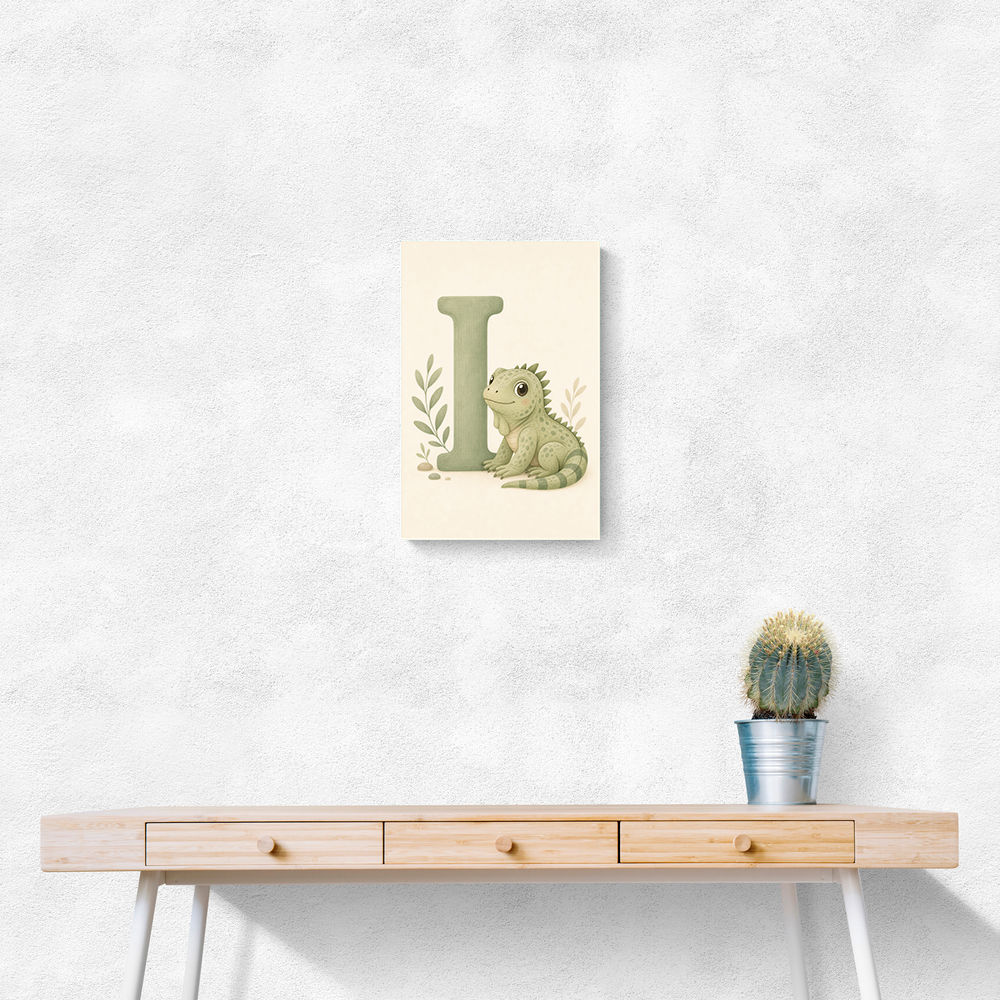 I For Iguana Nursery Wall Art