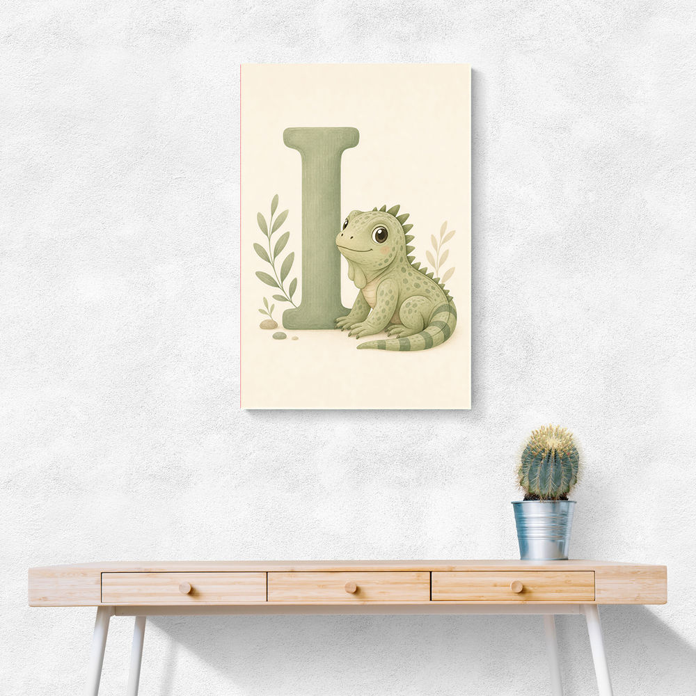 I For Iguana Nursery Wall Art