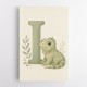 I For Iguana Nursery Wall Art