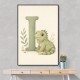 I For Iguana Nursery Wall Art