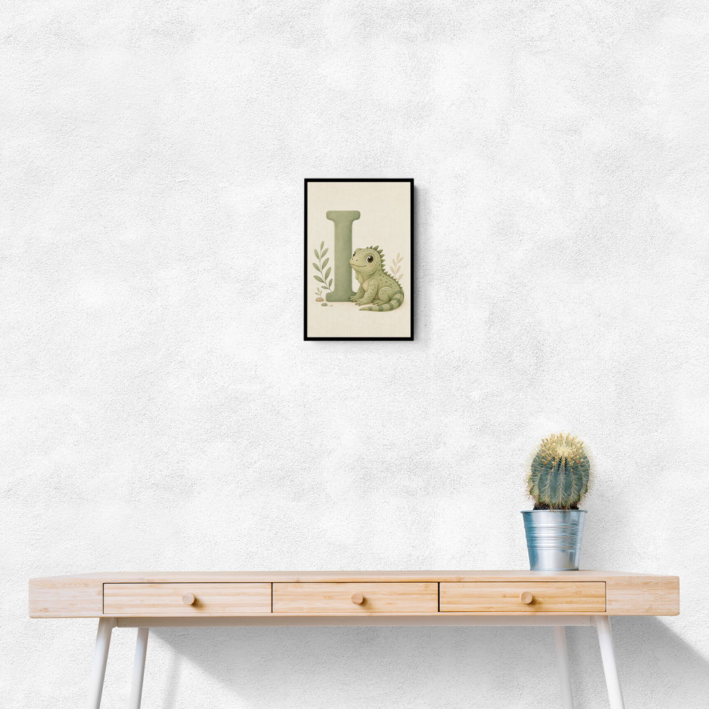 I For Iguana Nursery Wall Art