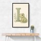 I For Iguana Nursery Wall Art
