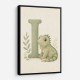 I For Iguana Nursery Wall Art