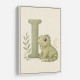 I For Iguana Nursery Wall Art