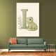 I For Iguana Nursery Wall Art