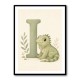 I For Iguana Nursery Wall Art