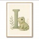 I For Iguana Nursery Wall Art
