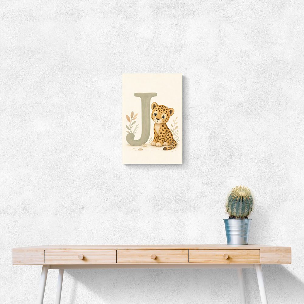 J For Jaguar Letter Wall Art